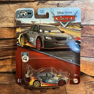 Disney Pixar Cars GRC Global Racers Cup Max Schnell #4 Diecast 1:55 NEW Mattel